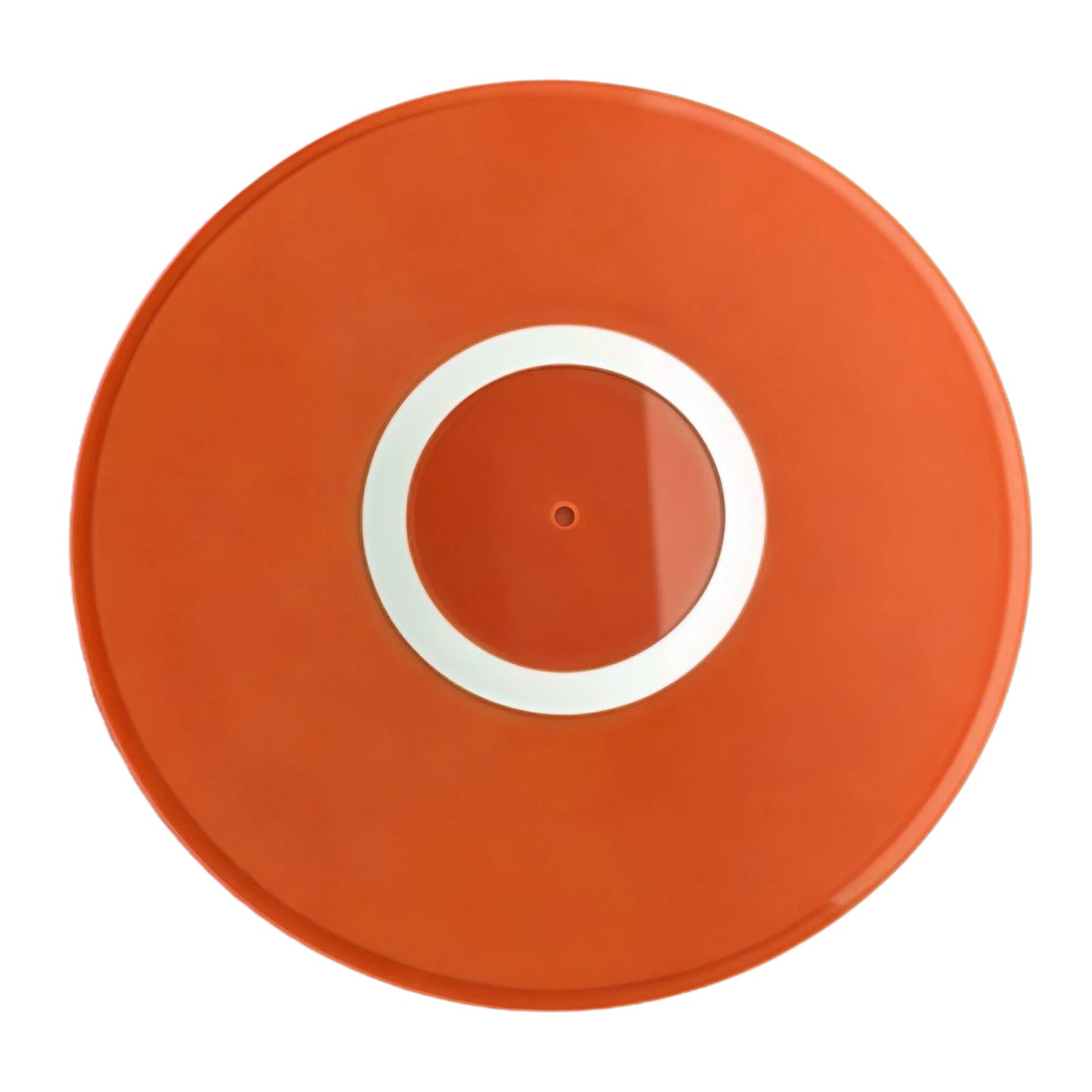Acrylic Anti Static Slipmat Improves Sound & Performance Turntable Platter Mat for Helps Reduce Noise From Dust Peaceful Pleasures Health and Wellness Orange