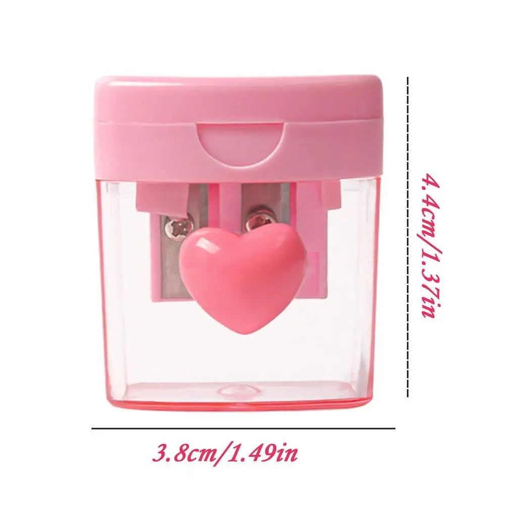 Double Hole Handheld Pencil Sharpener for Kids – Art & School