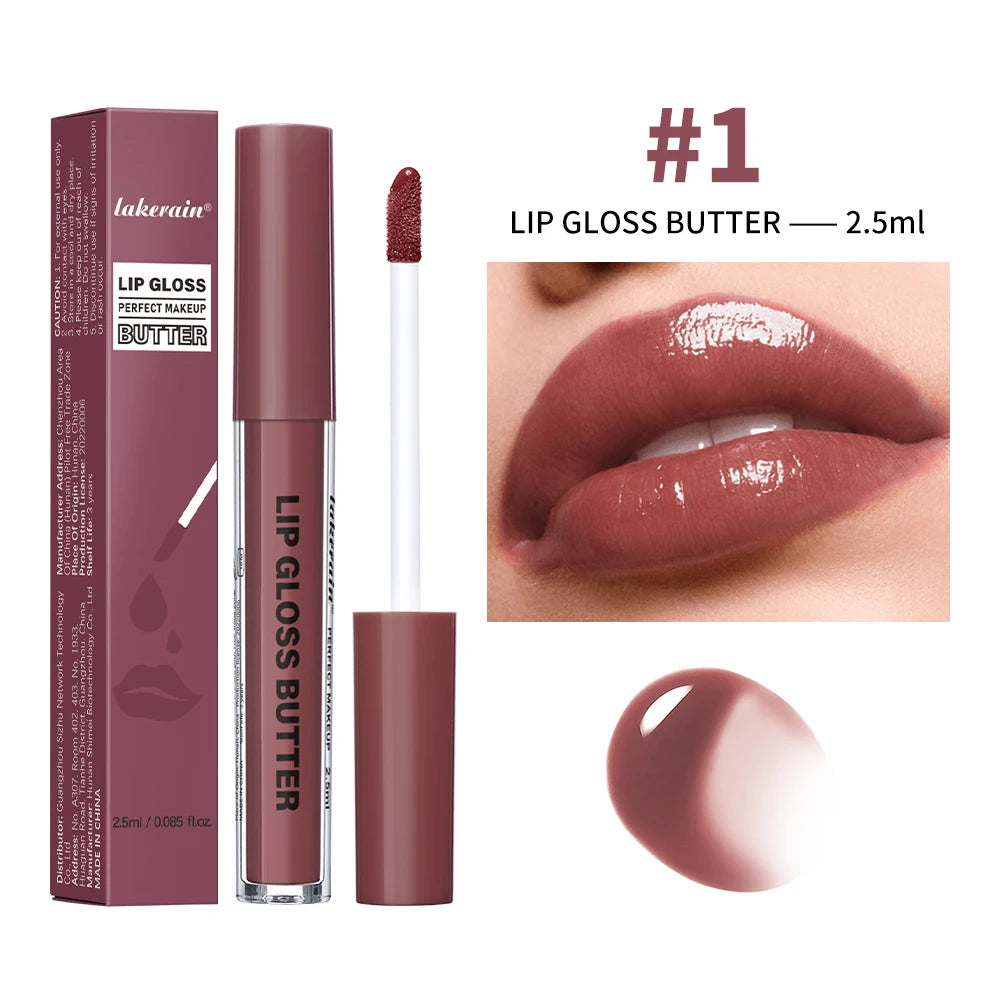Lip Gloss Lip Stain Plumping Moisturizing Nourish Lubricating Various Colors Bright Lip Tint Long Lasting Lipgloss Cosmetics Peaceful Pleasures Health and Wellness color 1