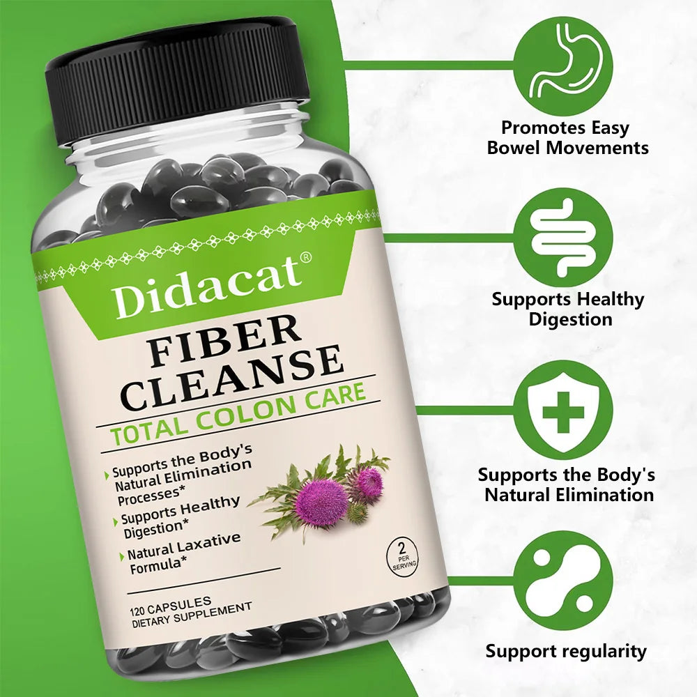 Psyllium Husk Fiber Capsules | Digestive & Gut Health Support