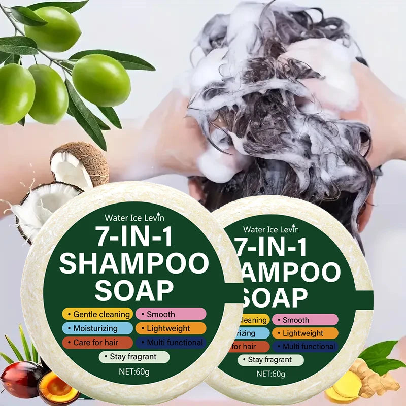 7-in-1 Plant-Based Shampoo Soap Bar | Cleansing & Hydration