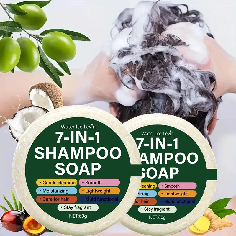 7-in-1 Plant-Based Shampoo Soap Bar | Hydrating & Cleansing