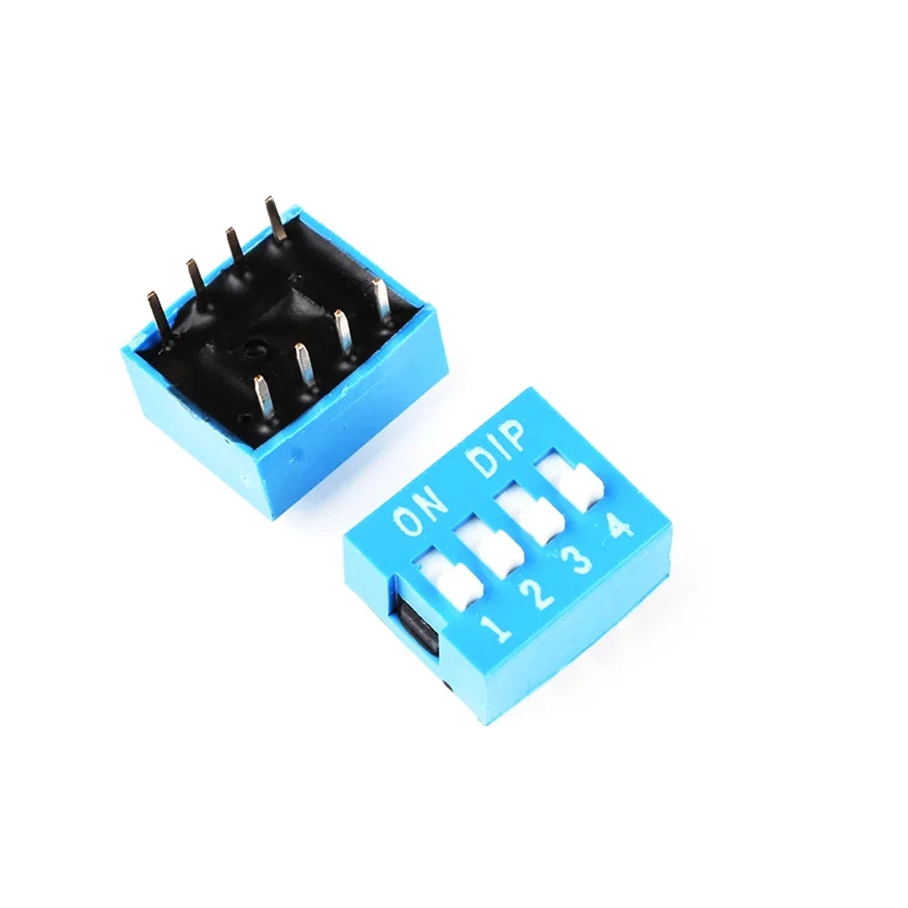 35PCS/LOT Blue Dip Switch 1 2 3 4 5 6 8 Way 2.54mm Toggle Switch Snap Switches Mixed Kit Each 5PCS Combination Set Peaceful Pleasures Health and Wellness