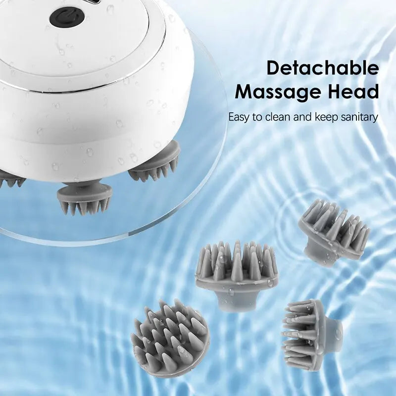 Multi Claw Head Massager Electric Relaxation Shoulder Leg Arm Neck Deep Tissue Head Scalp Kneading Vibrator Peaceful Pleasures Health and Wellness