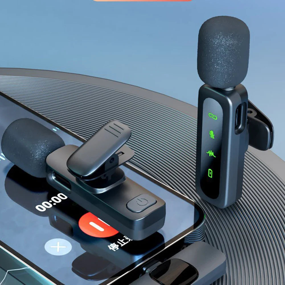 Wireless Lavalier Microphone Plug & Play | Noise Reduction Mic