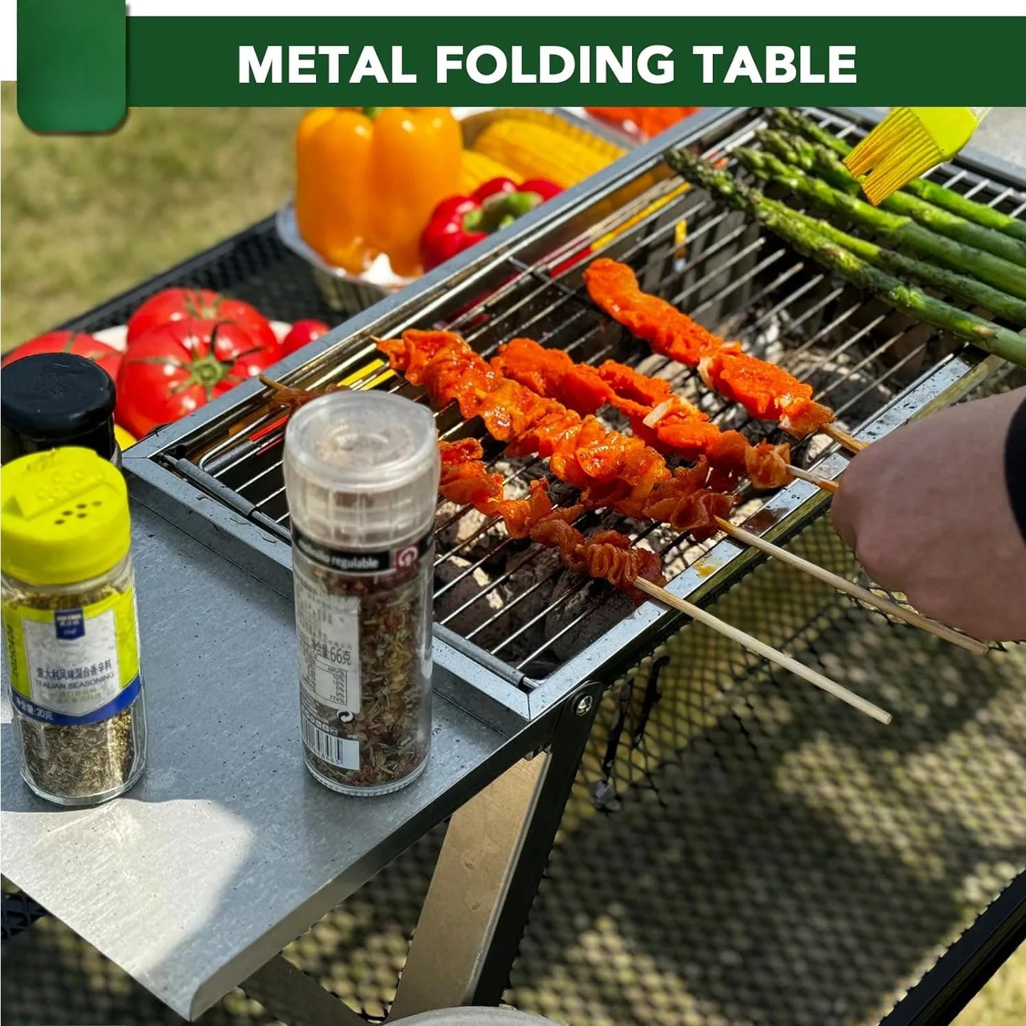 Aluminum Alloy Folding Camping Table | Height Adjustable Portable