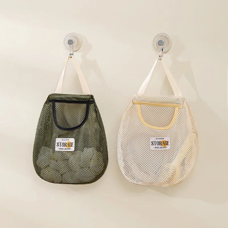 Wall Hanging Mesh Storage Bag – Closet & Wardrobe Organizer
