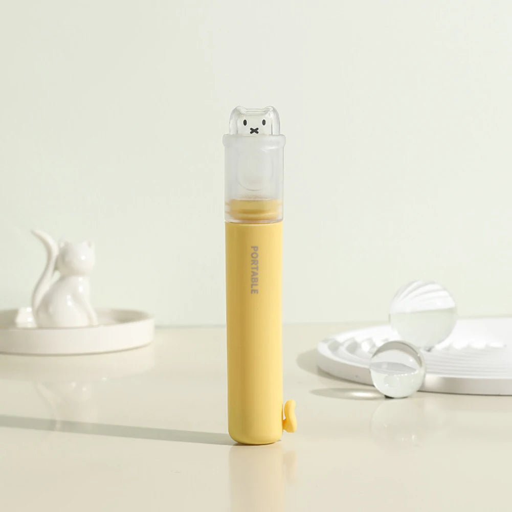 Compact Toothbrush Travel 2-in-1 Function Brush Head Toothpaste
