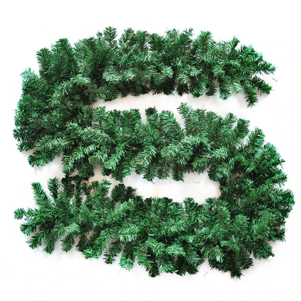 Artificial Christmas Garland 270cm 8.8ft – Flexible PVC Greenery