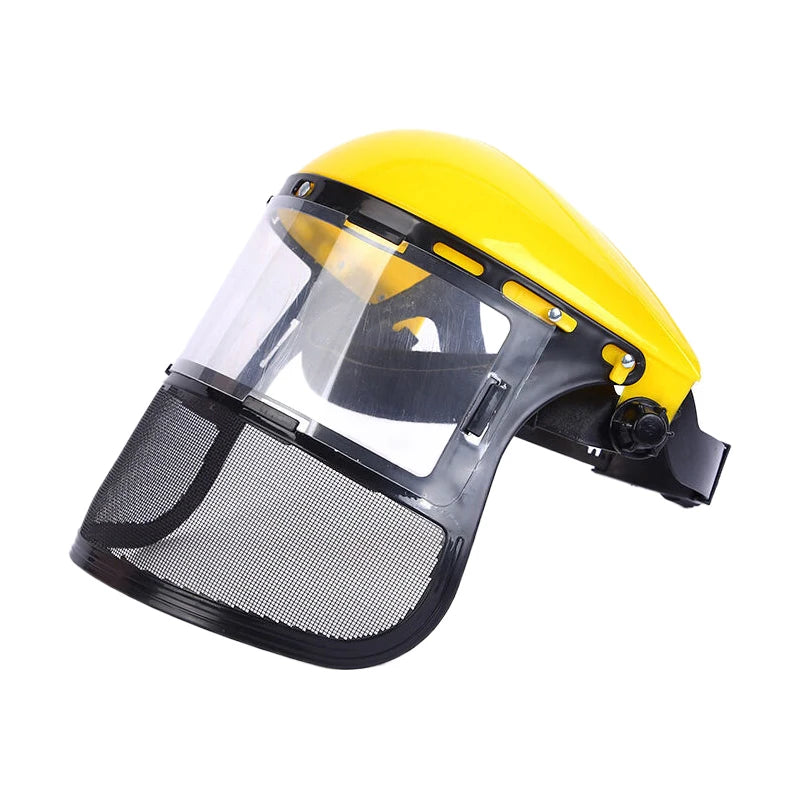 Safety Head-Mounted PVC Protective Mask Anti-Splashing Grass Anti Dust Mask For Cutting Hat Avoid Face Screen Protection Mask Peaceful Pleasures Health and Wellness A3