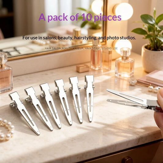 10-Pack French Duck Beak Nail Extension Clips | C-Curve Tool Nail Extension Clips Peaceful Pleasures Health and Wellness