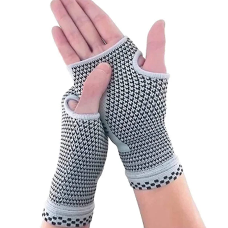 Wrist Compression Support Glove – Knit Sleeve, Unisex | RooRuns