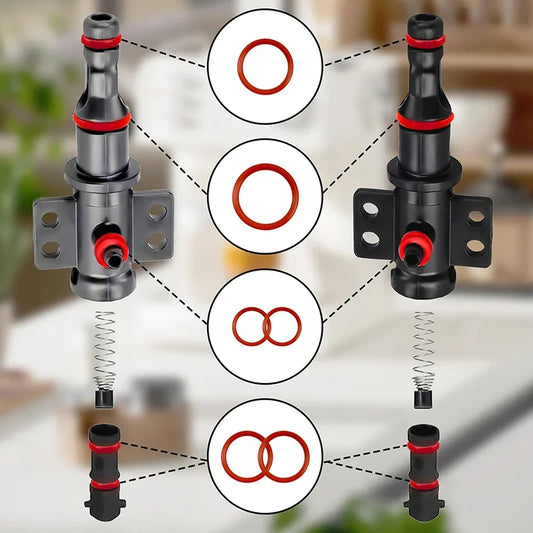 15-Pc Silicone O-Ring Gasket Set for Saeco Coffee Maker Coffee Maker Gaskets Peaceful Pleasures Health and Wellness