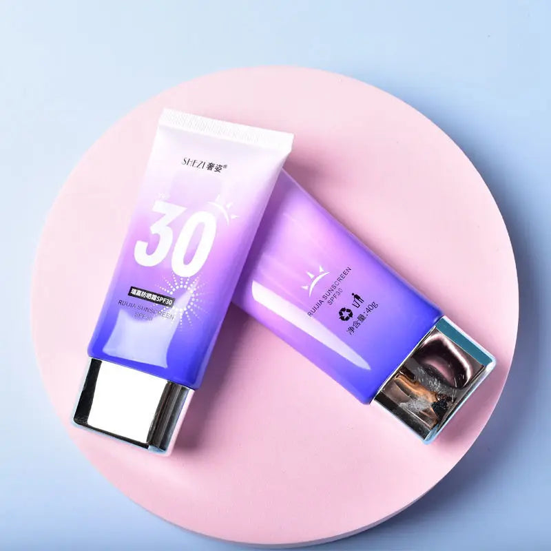 Original SPF30 Shezi Facial Body Sunscreen Whitening BB Cream Milk UV Sunblock Skin Protective Cream Anti-Aging Oil-control Peaceful Pleasures Health and Wellness