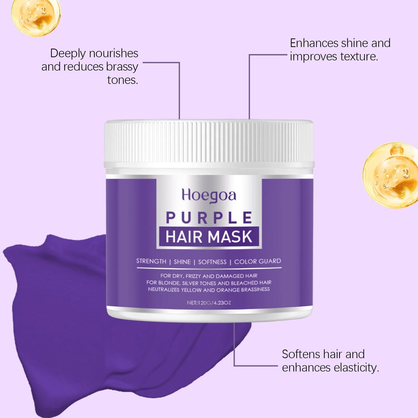 HOEGOA Hair Nourishing Mask – Moisturize, Smooth & Strengthen