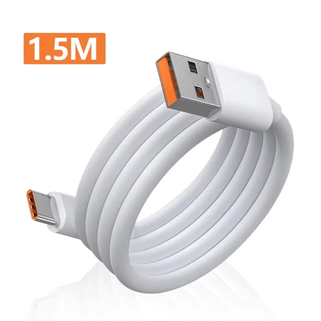 10A 120W USB Type C Fast Charging Cable, USB-A to USB-C Data Cord for Huawei Xiaomi Samsung OnePlus POCO Peaceful Pleasures Health and Wellness 1.5M