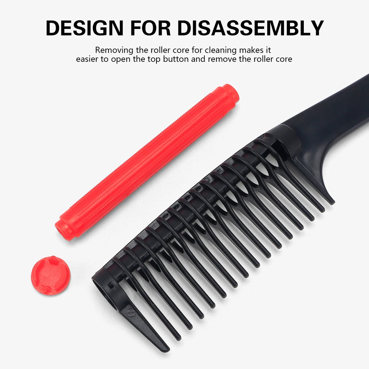Salon Hairdressing Dye Anti Splicing Roller Comb Professional Hair Dyeing Comb Detachable Hair Dying Tools Brush Barber Supplies Peaceful Pleasures Health and Wellness