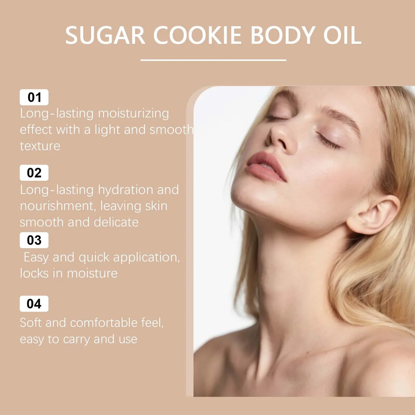 Sugar Cookie Fragrance Body Oil – Shea Butter & Vitamin E