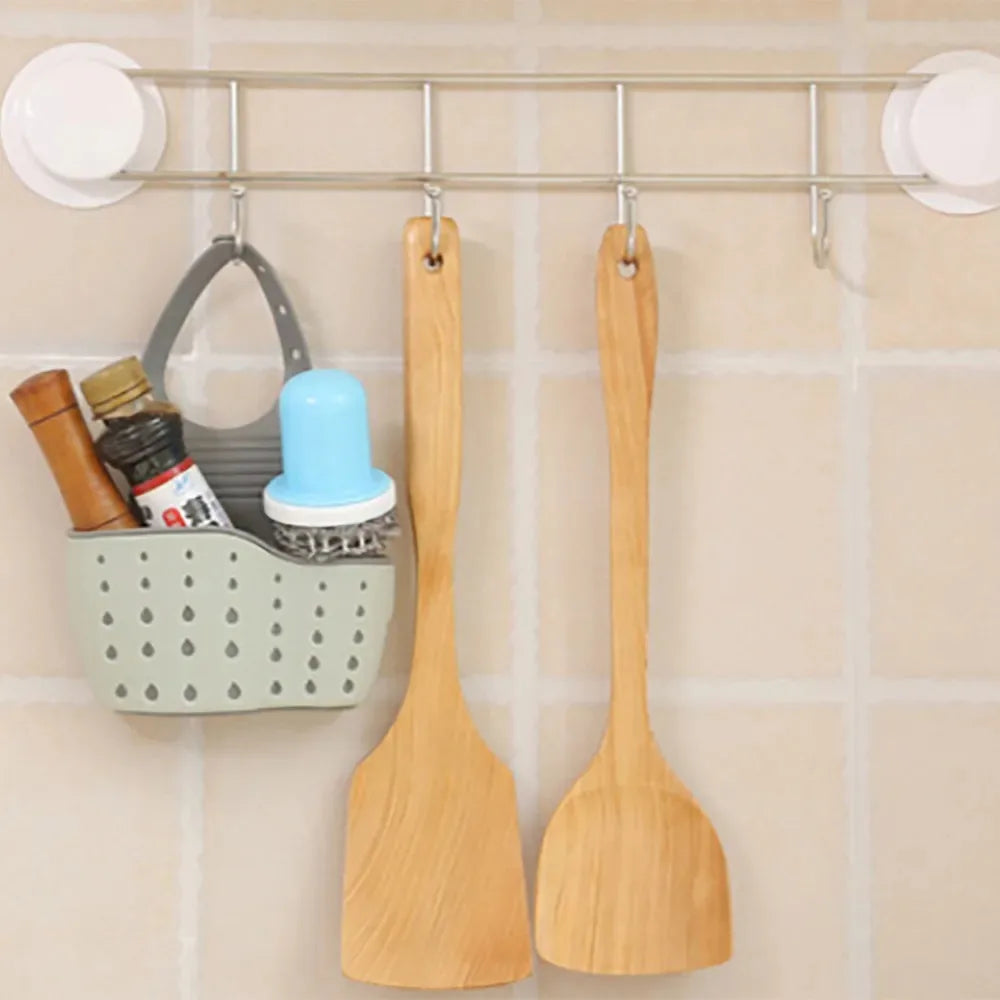 Adjustable Sink Drain Basket – Sponge & Soap Organiser Rack