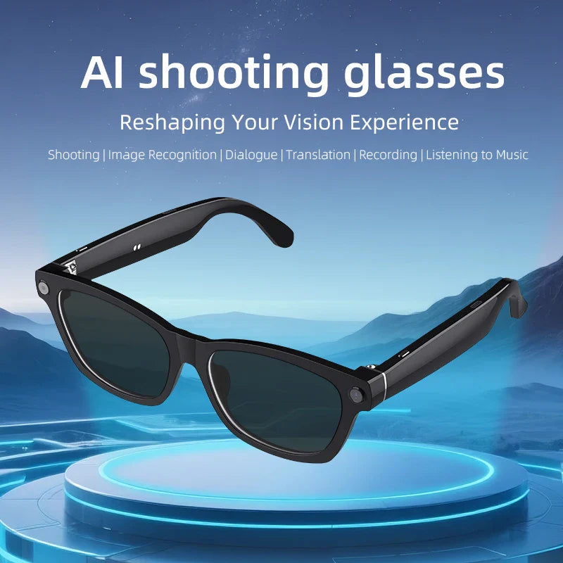 MINGCC AI Bluetooth Smart Glasses – Camera, Music & Calling