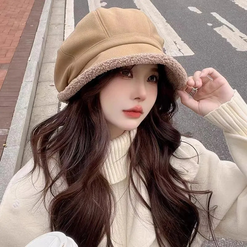 Women's Winter Fleece Bucket Hat – Warm One Size Fisherman
