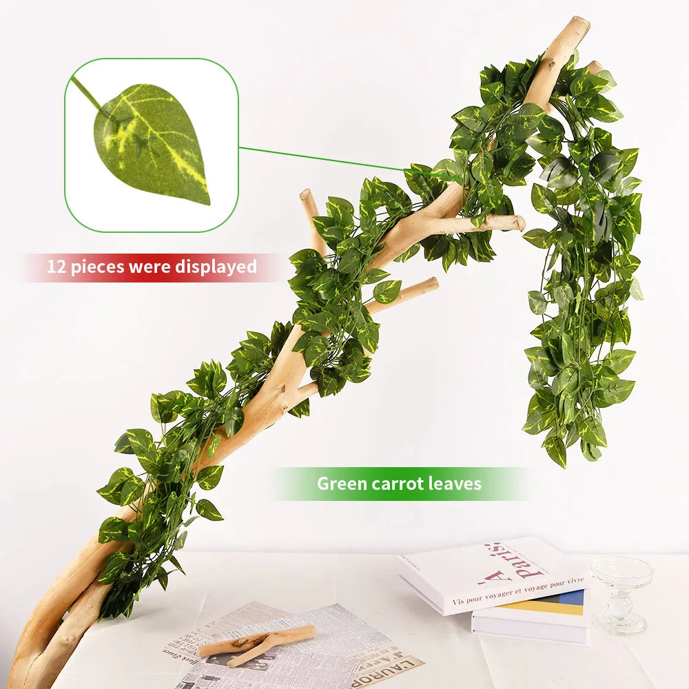 2.1M Artificial Ivy Garland – Silk Vine Leaf Wedding Home Decor