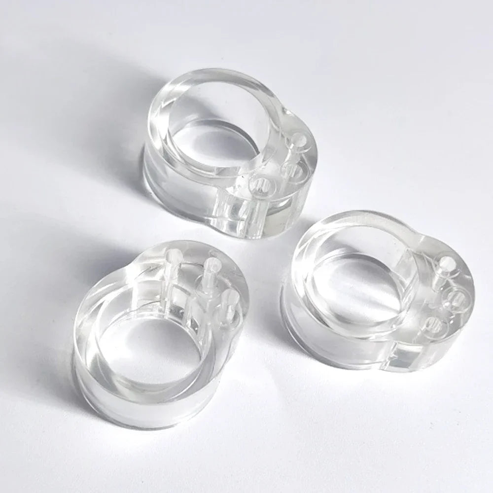 Transparent PVC Door Knob Wall Protector & Stopper 4/8 Pcs