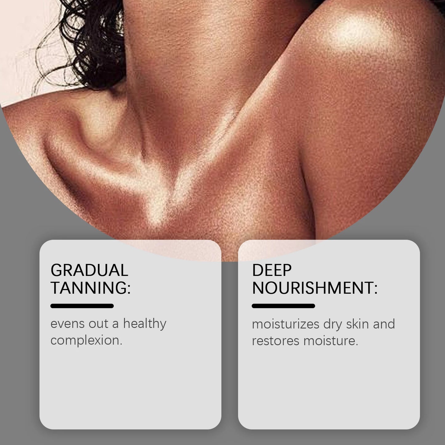 Moisturizing Tanning Cream Summer Sunless Self Tanner Body Face Repair Sun Damage Smooth Even out Skin Non-greasy Bronzer Lotion Peaceful Pleasures Health and Wellness