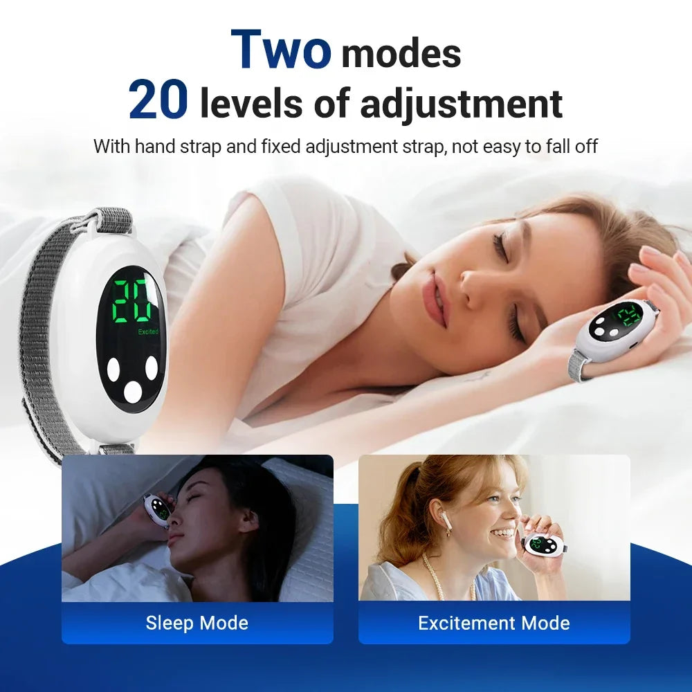 Handheld Sleep Aid Device – EMS Microcurrent, 20 Levels, Type-C