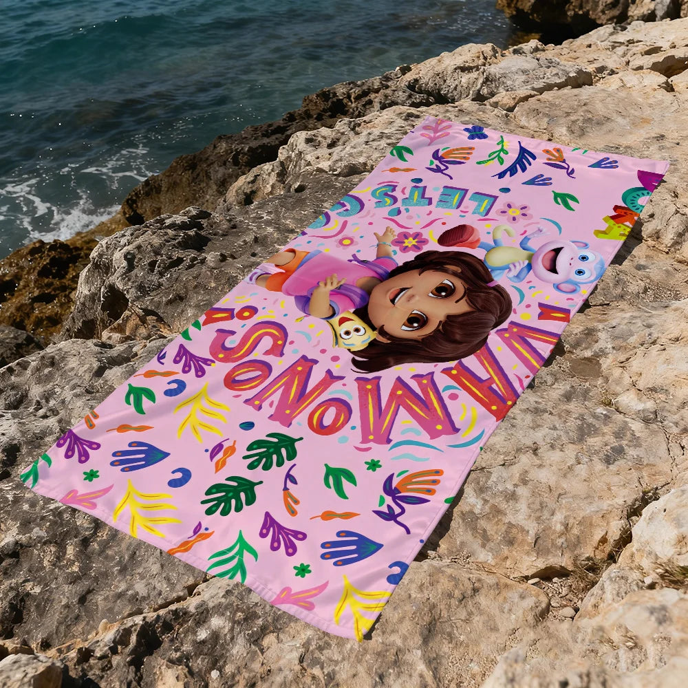 Quick-Dry Microfiber Beach Towel | Pool, Gym & Travel Quick-Dry Beach Towel Peaceful Pleasures Health and Wellness