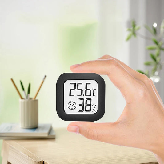 The Mini Electronic Thermometer and Hygrometer Is Portable and Compact for Camping and Vehicle-mounted Use Peaceful Pleasures Health and Wellness