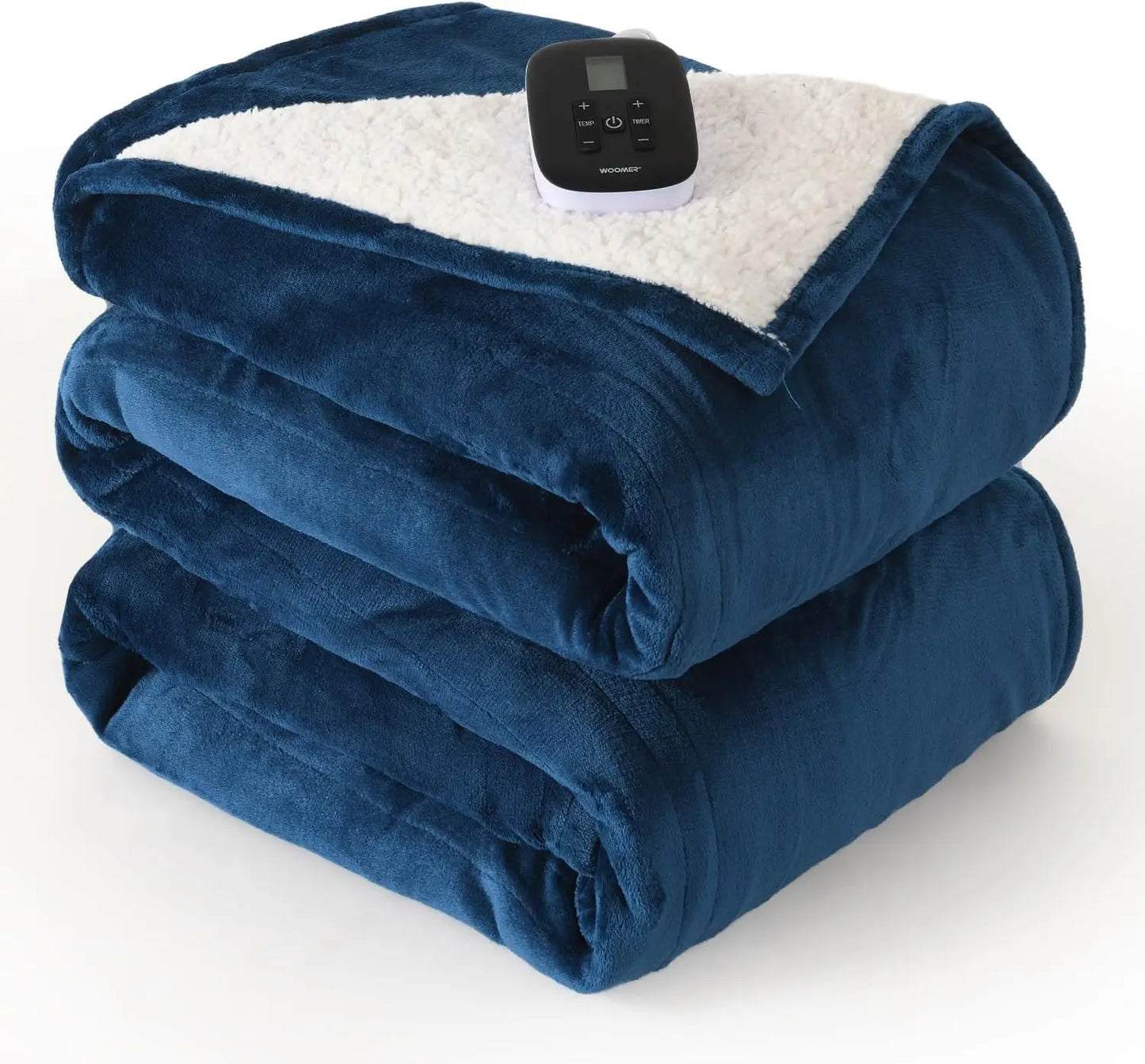 Twin Electric Blanket 62x84" – Flannel & Sherpa, 10 Levels, ETL Certified Peaceful Pleasures Health and Wellness