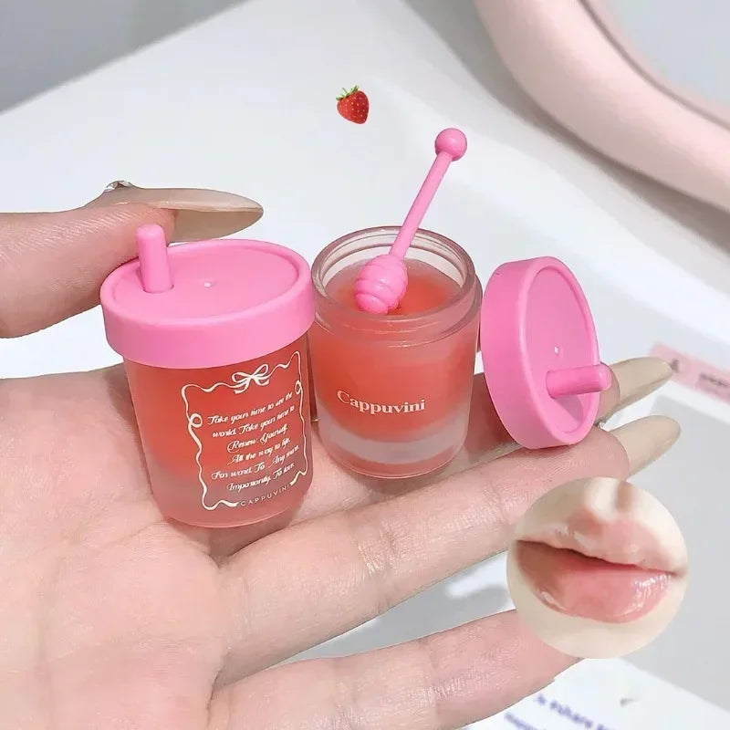 Blueberry Solid Lip Mask – Moisturizing Jelly Lip Balm & Gloss