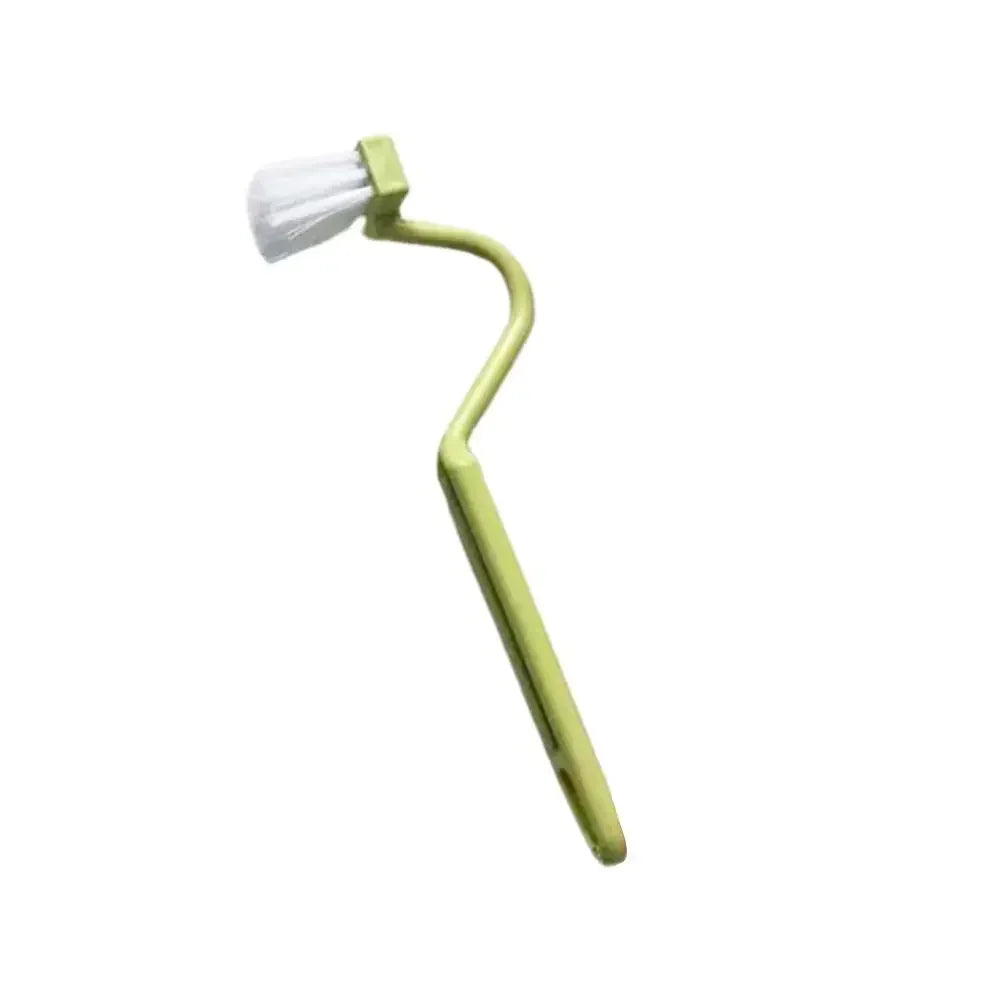 V-Shape Long Handle Toilet Brush – No Blind Spot Crevice Cleaner Toilet Brush Peaceful Pleasures Health and Wellness Green