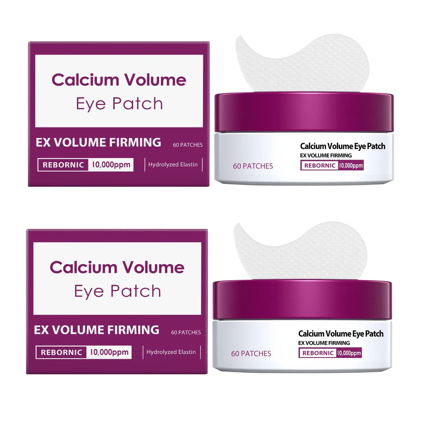 Calcium Eye Patches – Hydrating, Firming & Brightening (60 pcs)