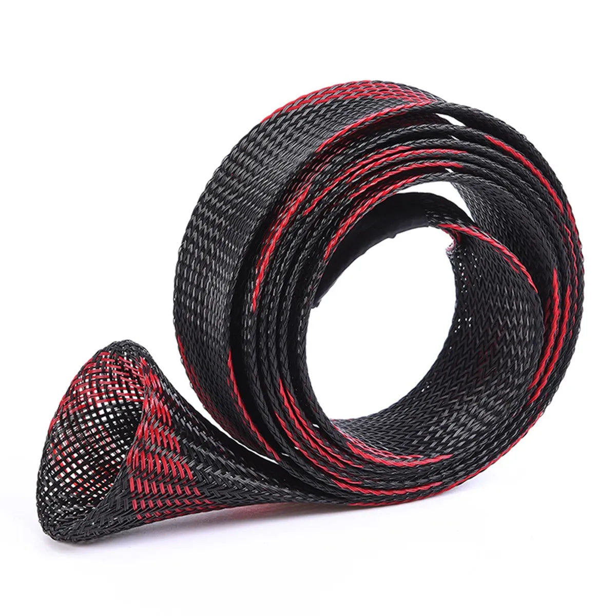 27998 LEO/Leou [Mesh Tube Telescopic Fishing Rod Cover 35mmX170cm] Rod Sleeve Fishing Gear Peaceful Pleasures Health and Wellness red