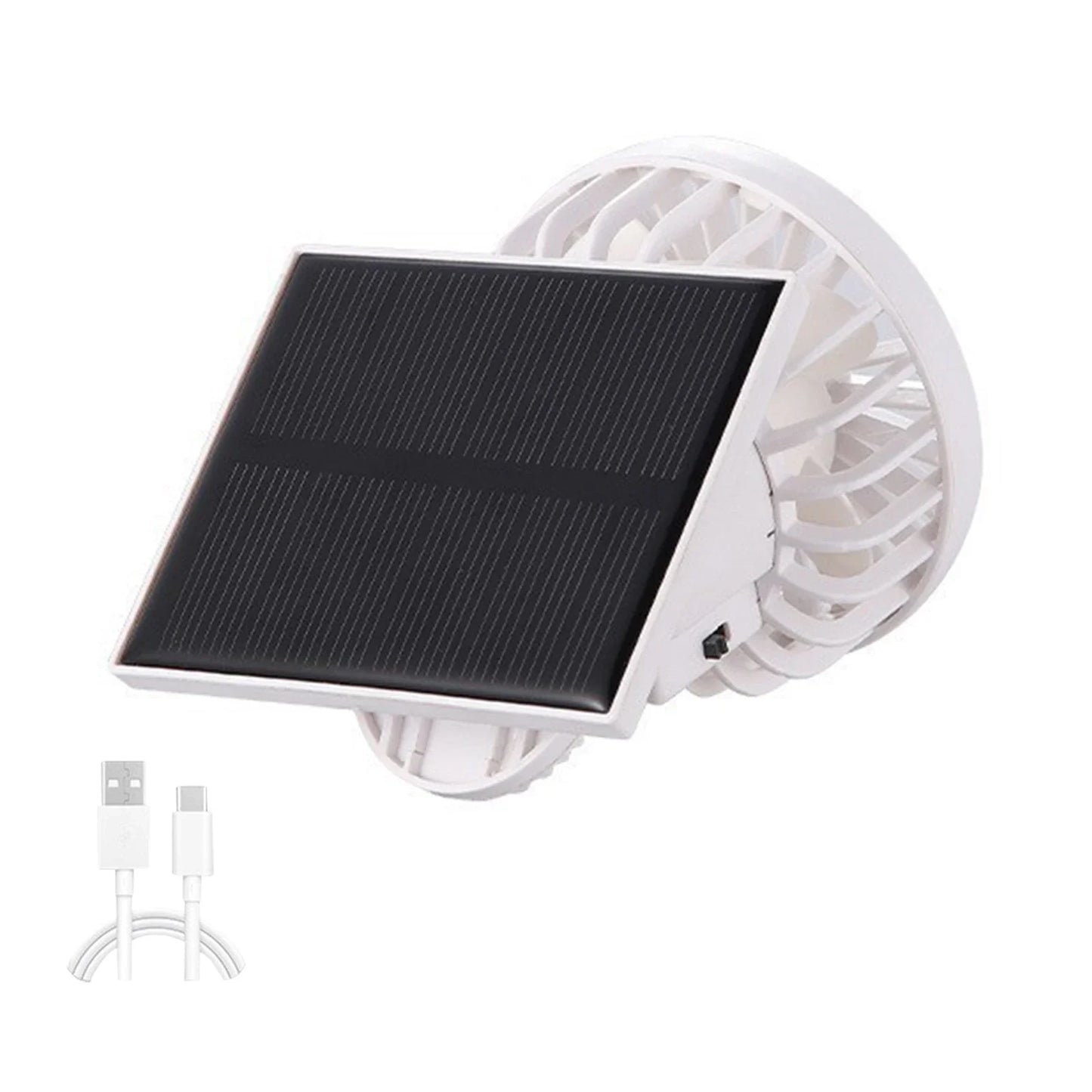 VODOOL Solar Clamp Fan – Portable Hands-Free Outdoor Fan