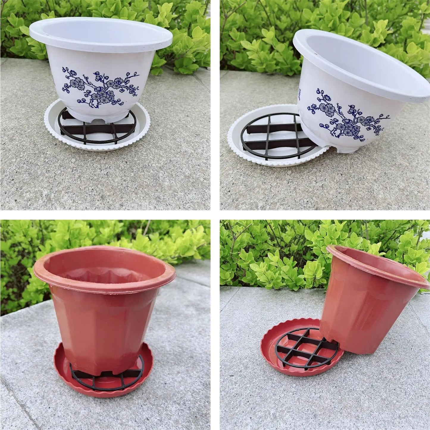 Plant Saucer Drainage Rack & Flower Pot Feet Elevator Riser