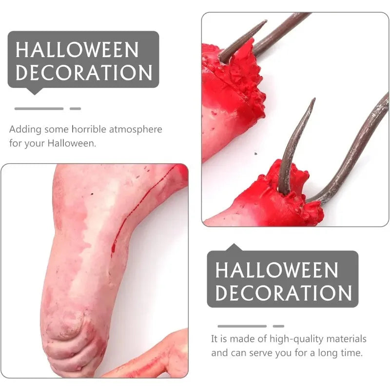 Halloween Iron Chain Hook Horror Props – Haunted House Decor