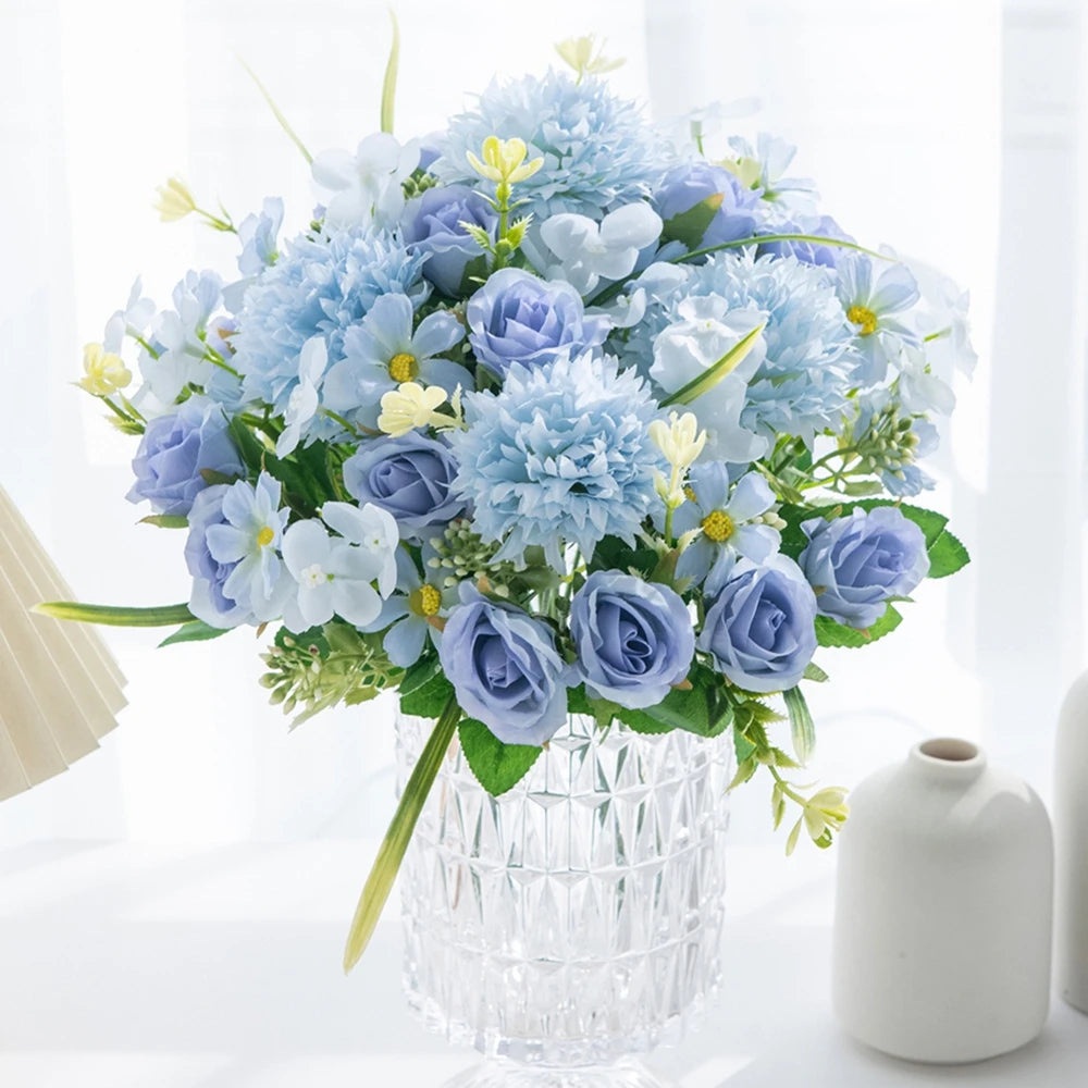 Artificial Silk Rose Bouquet | Wedding, Home & Party Décor