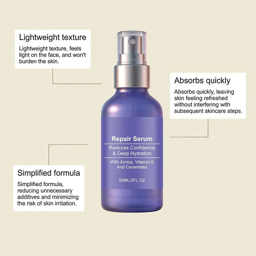 Ceramides Facial Repair Serum Deeply Moisturizing Skin Barrier Repair Lightens Dark Spots Brightens Dull Skin Hydrating Essence Peaceful Pleasures Health and Wellness