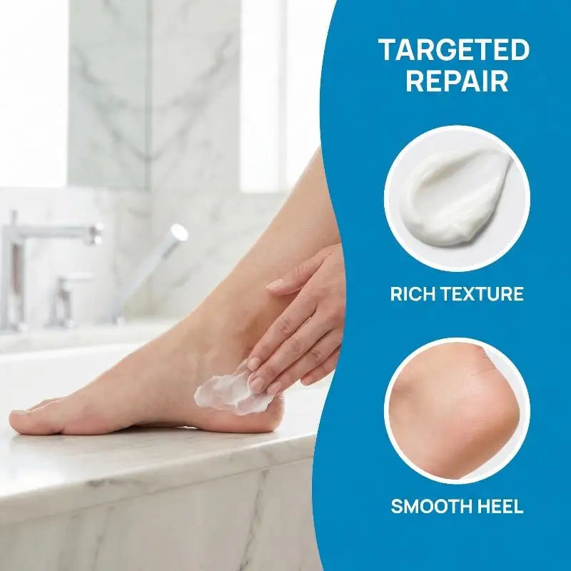 Laniska Foot Care Cream Gentle cleansing for the feet, moisturizing and smoothing the skin, daily massage cream Peaceful Pleasures Health and Wellness