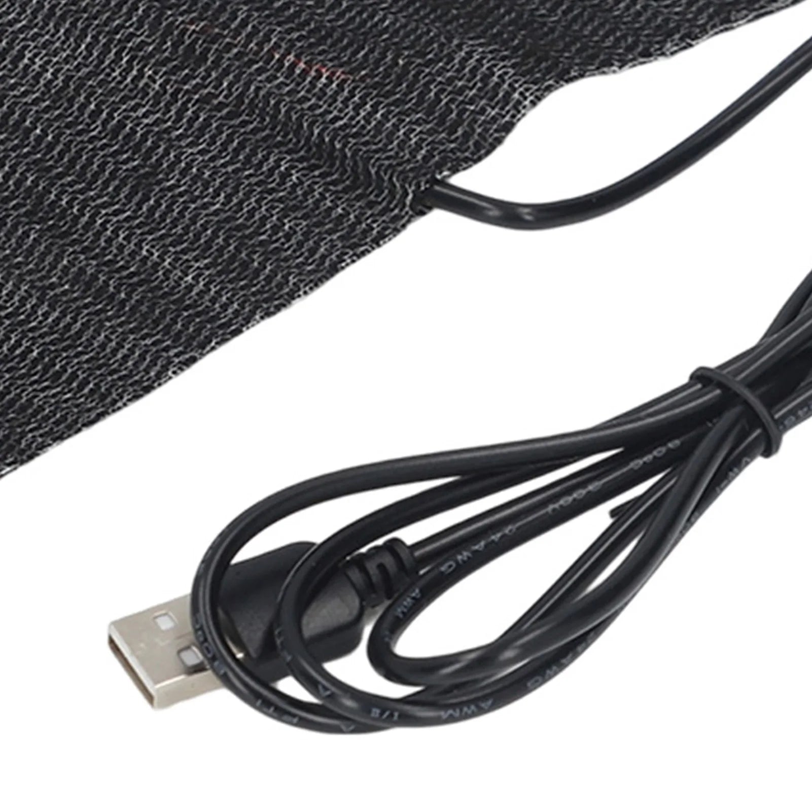 Black 5V USB Carbon Heating Mat 20*10cm Mouse Pad Warm Blanket Carbon Pad Peaceful Pleasures Health and Wellness