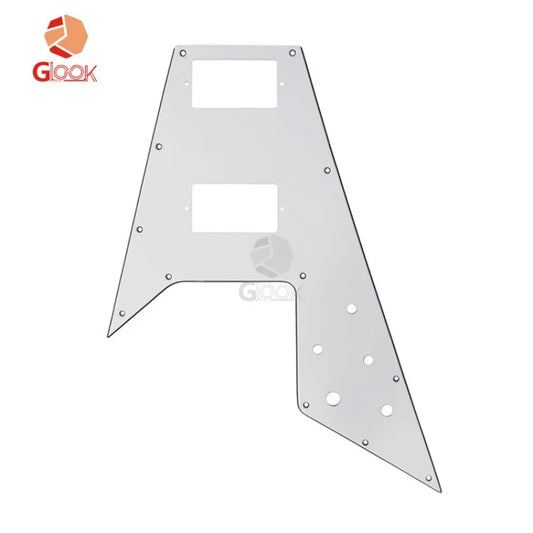 Dovetail Electric Guitar Guard Plane White Panel Flying V Musical Peaceful Pleasures Health and Wellness