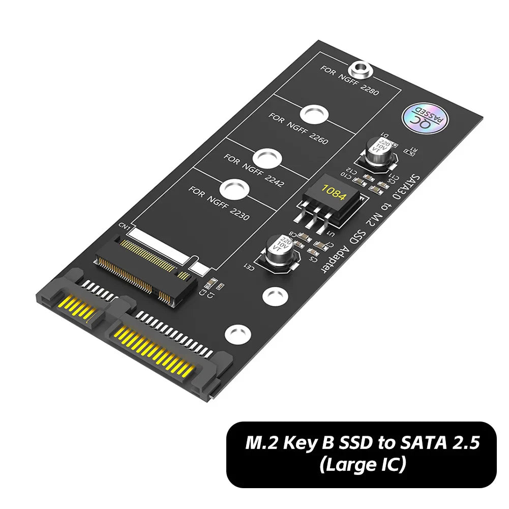 M.2 NGFF to SATA Adapter – B Key & B+M Key SSD Converter