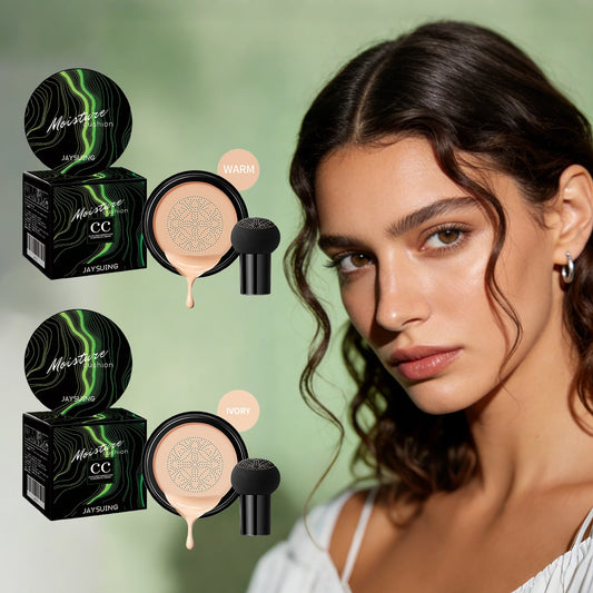 Lightweight Mushroom Head Air Cushion High Cover Oil Control Brighten Skin Tone Hide Dark Circle Blemish Facial Concealer Makeu Peaceful Pleasures Health and Wellness