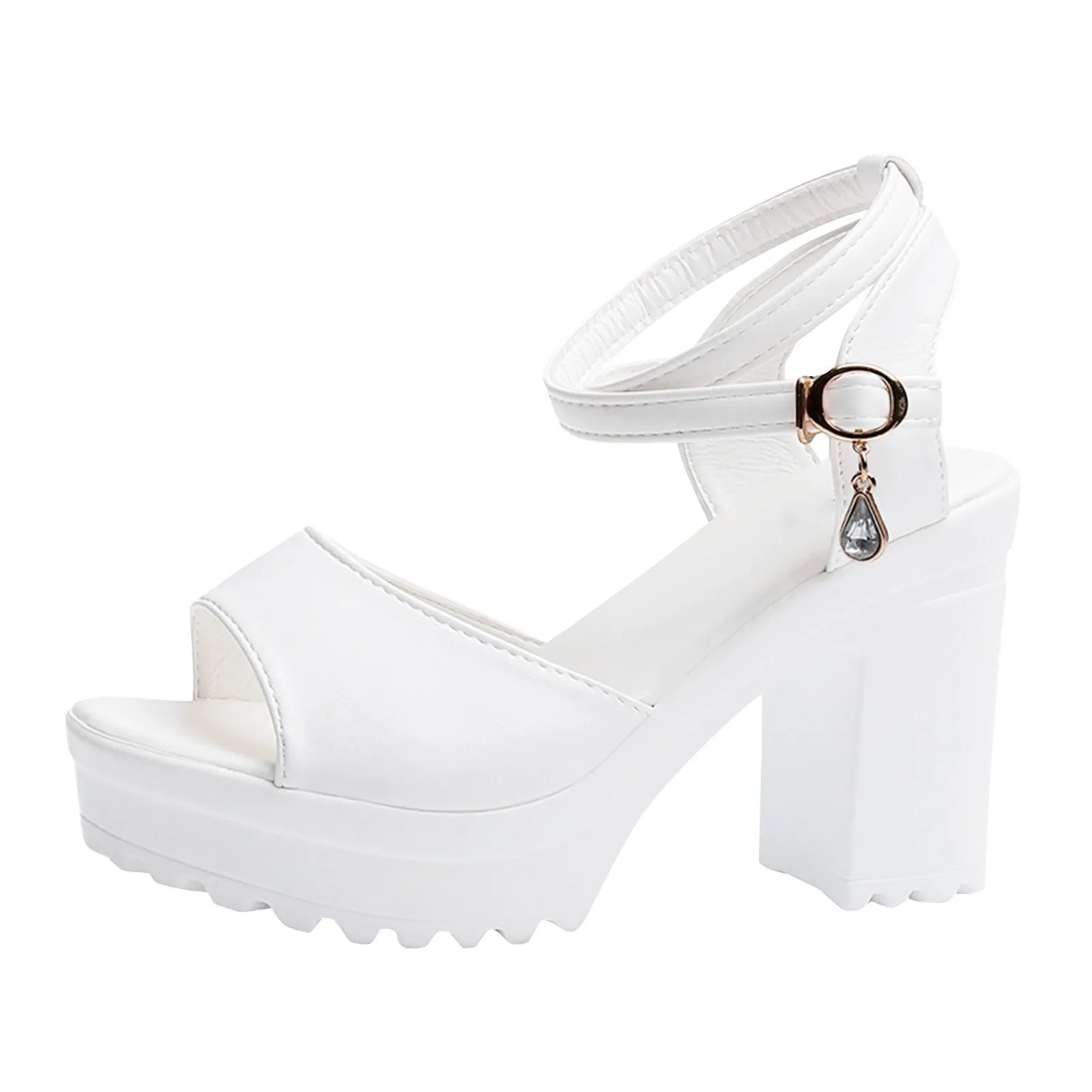 Women Fish Mouth Platform High Heels Wedges Buckle Slope Sandals Women Shoes Woman Platform High Heels Sandals High Heels Peaceful Pleasures Health and Wellness