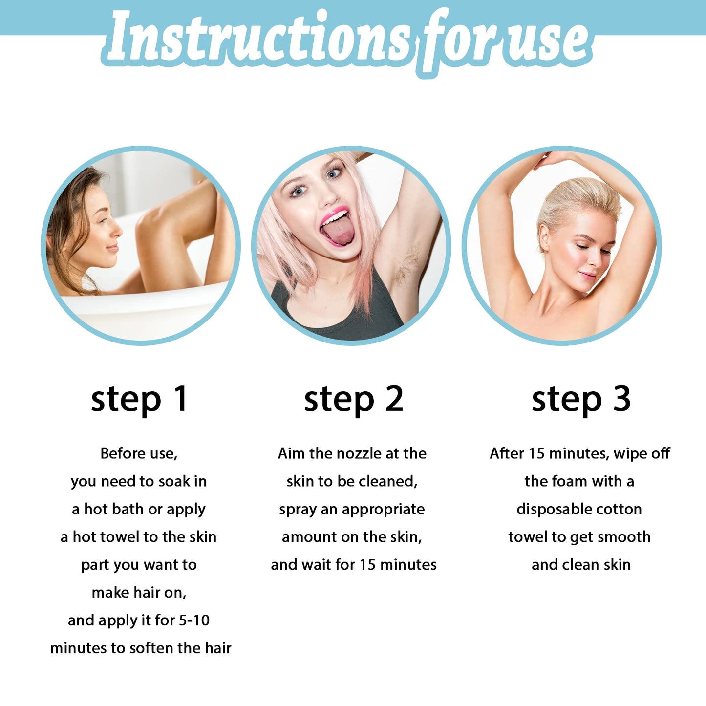 WEST MONTH Painless Hair Removal Spray | Body & Intimate 20ml