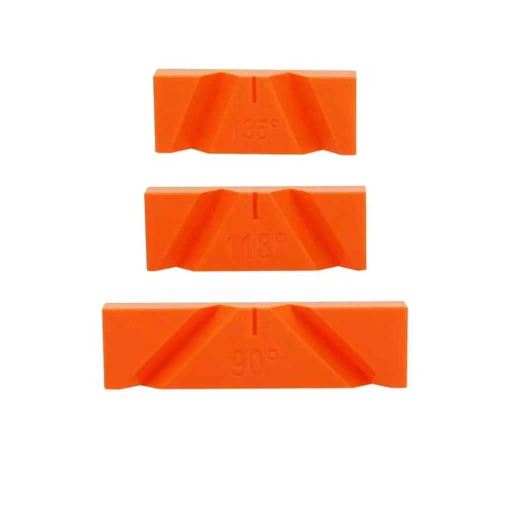 3-Piece Drill Bit Sharpening Jig – 90° 118° 135° Angle Guide