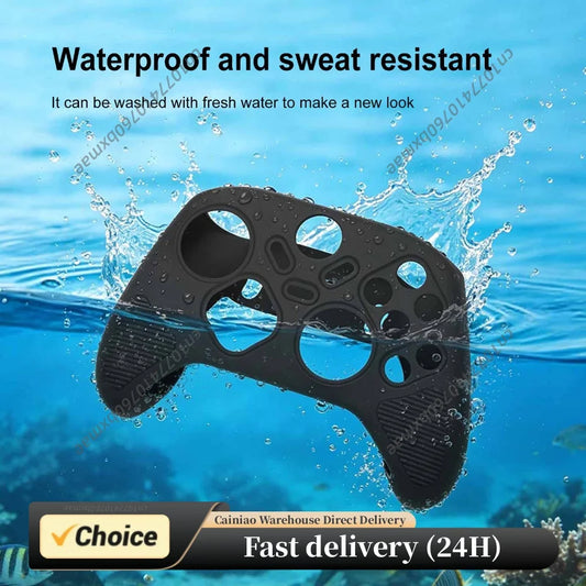 Soft Silicone Cover Anti Drop Protective Skin Case Dustproof Game Controller Soft Shell Suitable for FLYDIGI Vader 5 Pro/5S Peaceful Pleasures Health and Wellness